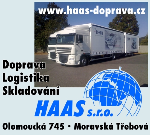 HAAS s.r.o. - Mezinárodní i vnitrostátní silniční motorová nákladní doprava,